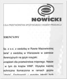 References. Biuro Tłumaczeń Lidaria Warszawa